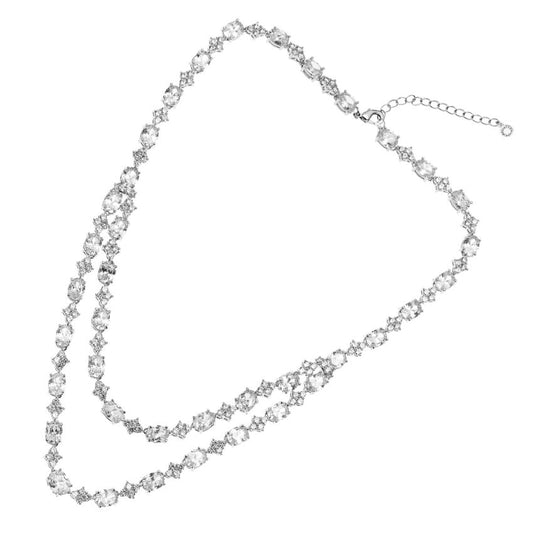 Collana con cubic zirconia