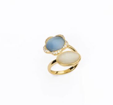 Anello Blu Pavot