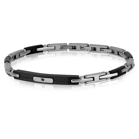 Braccialetto acciaio – Larson&nbsp;nero