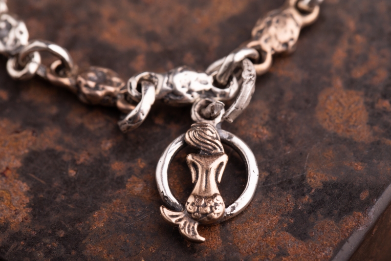 Bracciale pepite charm vari soggetti Napoli&nbsp;TERMINATI