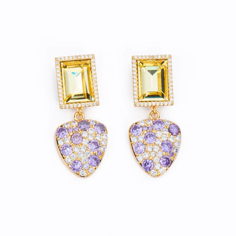 Orecchini Violet Reflex