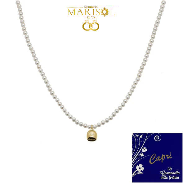 Collana campanella – perle&nbsp;piccole