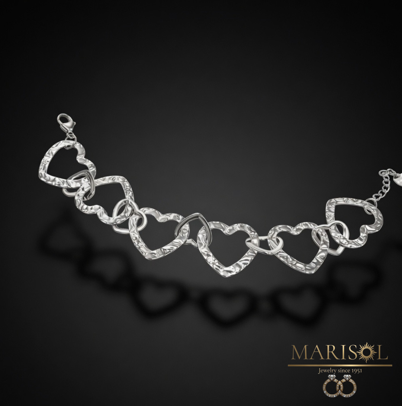 Bracciale in acciaio – Grande rodio&nbsp;IV