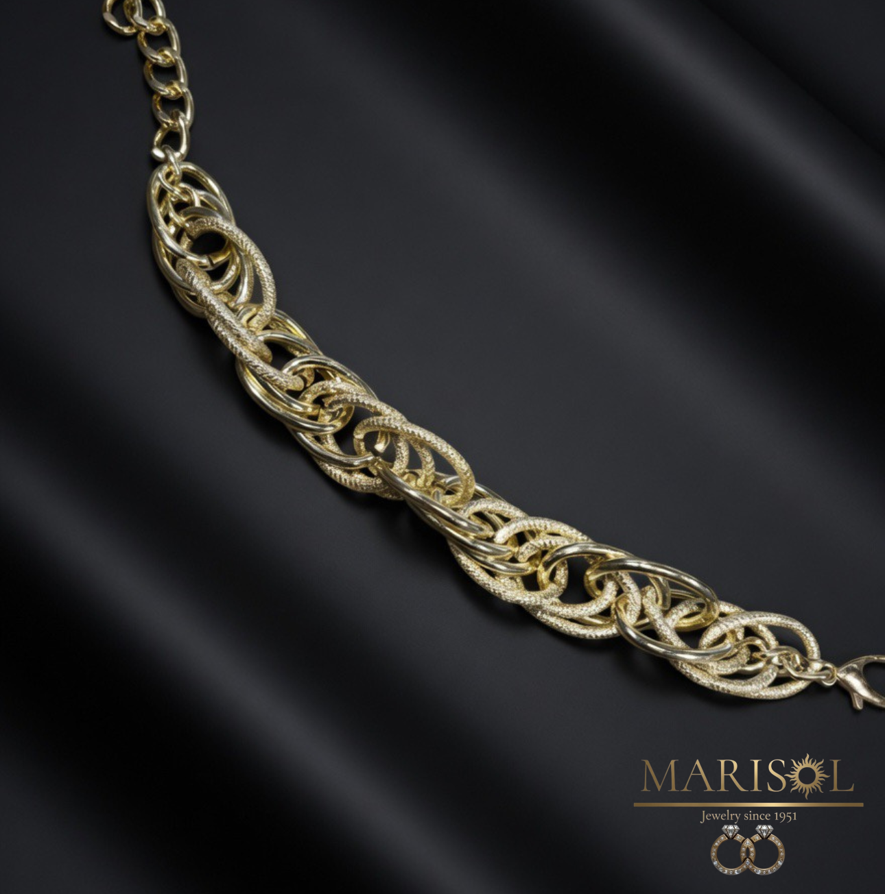 Bracciale in acciaio – Grande oro&nbsp;I