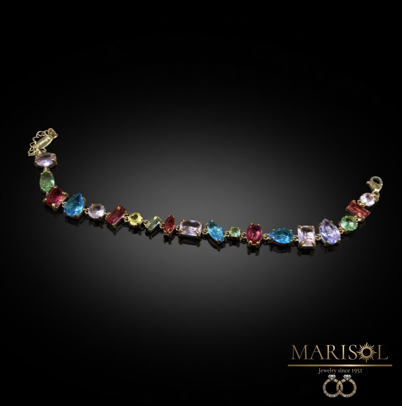 Bracciale in acciaio – Multicolor&nbsp;oro