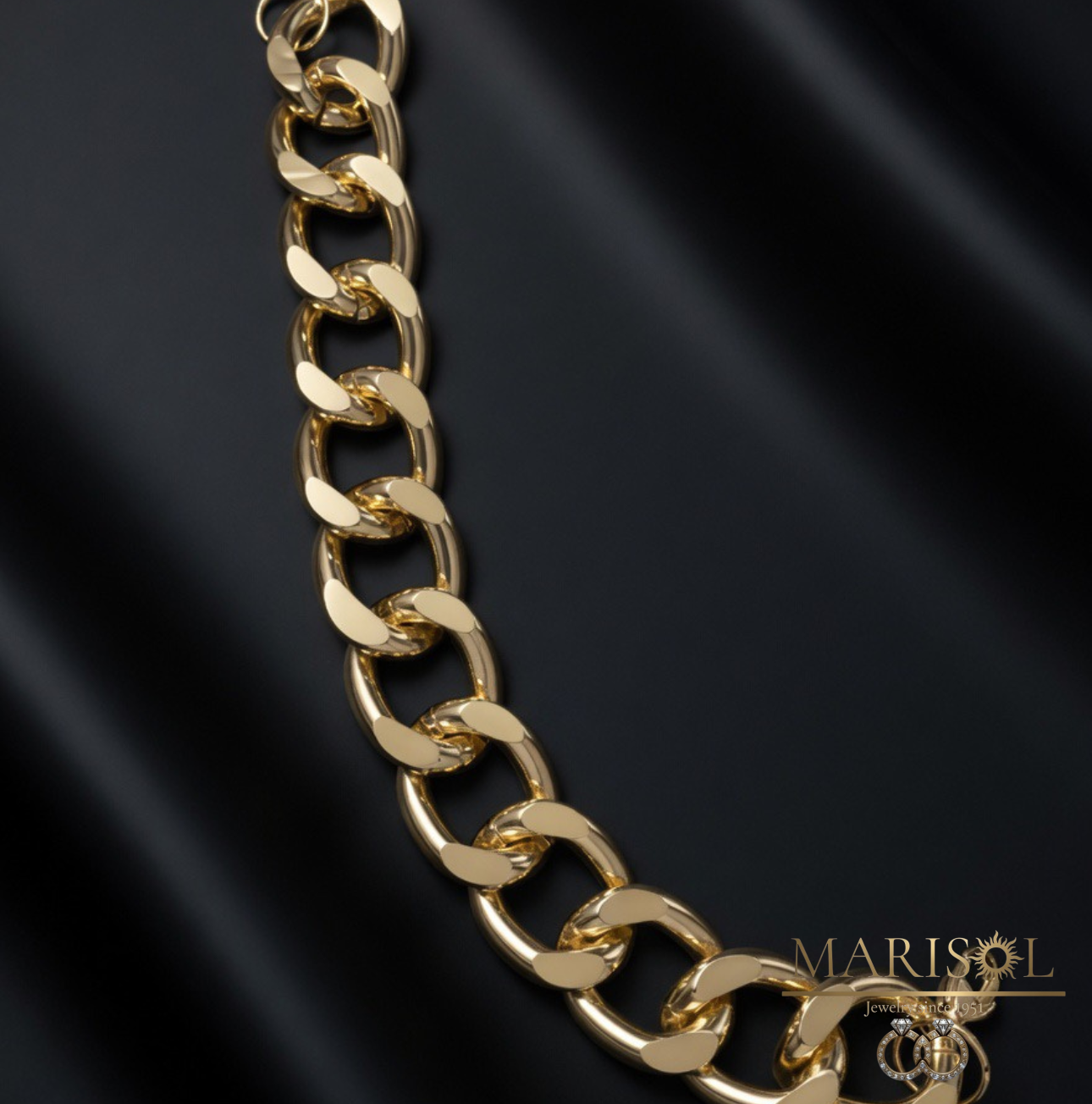 Bracciale in acciaio – Grande oro&nbsp;III