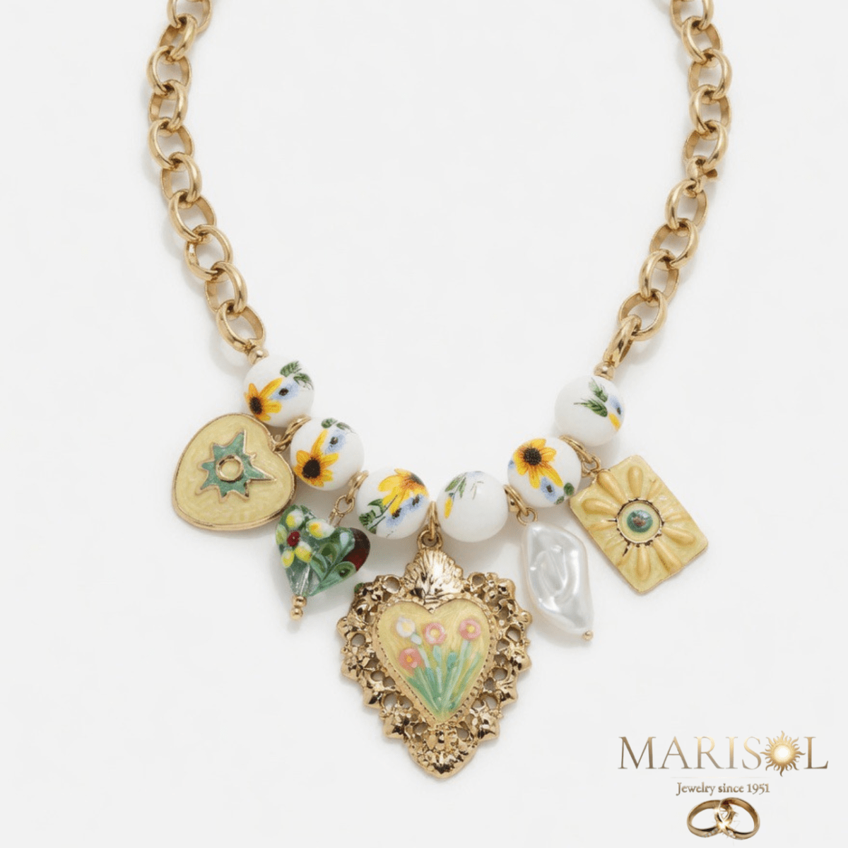 Collana moda –&nbsp;Girasoli
