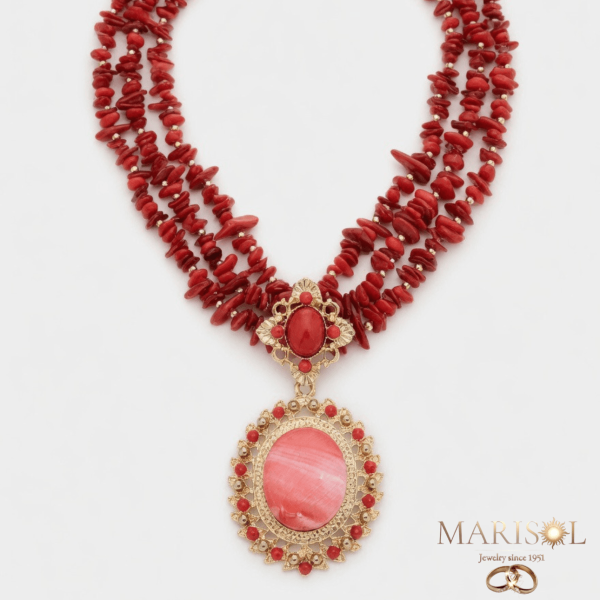 Collana Moda –&nbsp;Corallo