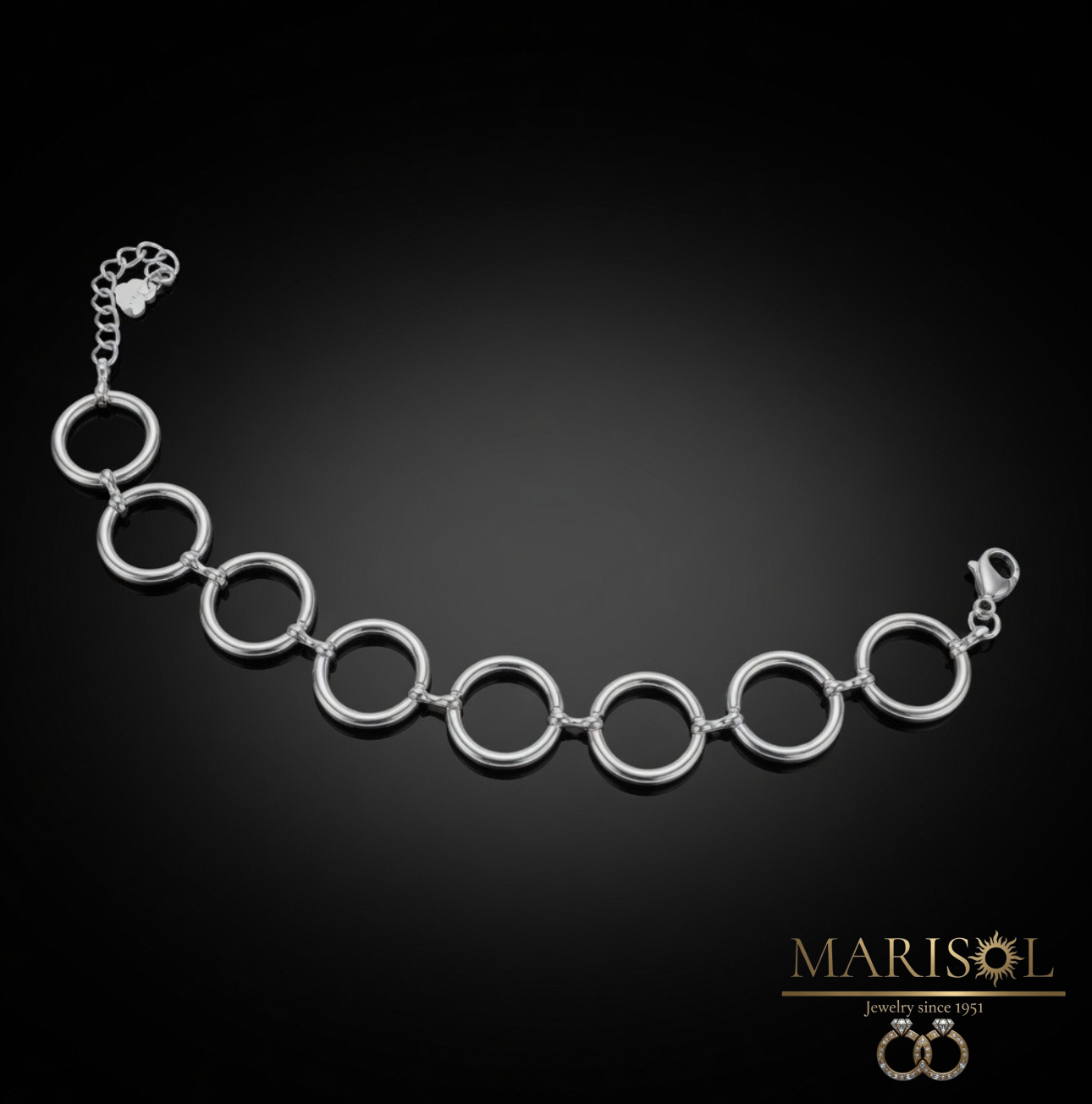 Bracciale in acciaio –&nbsp;sfere