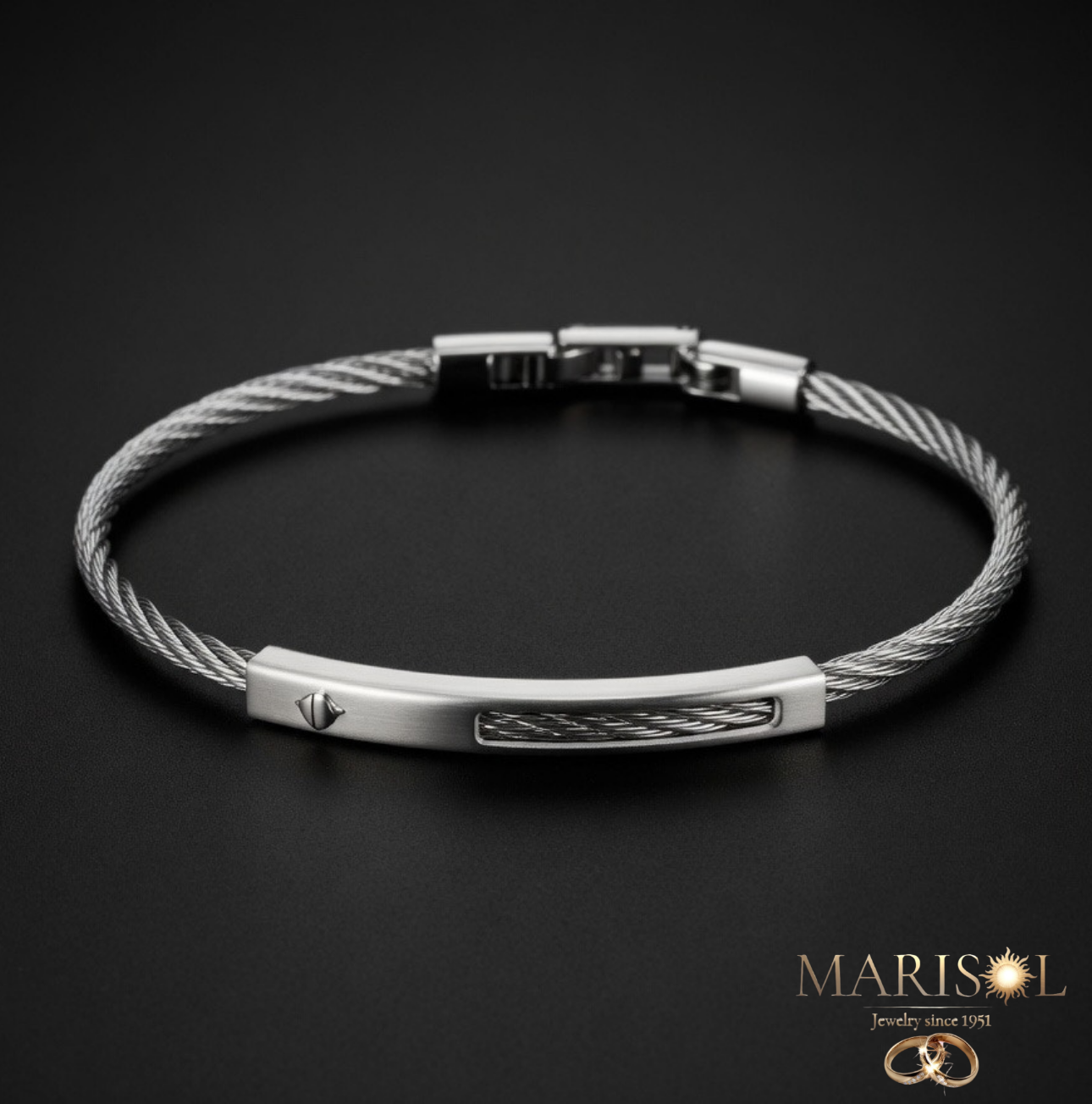 Bracciale uomo manetta&nbsp;sottile