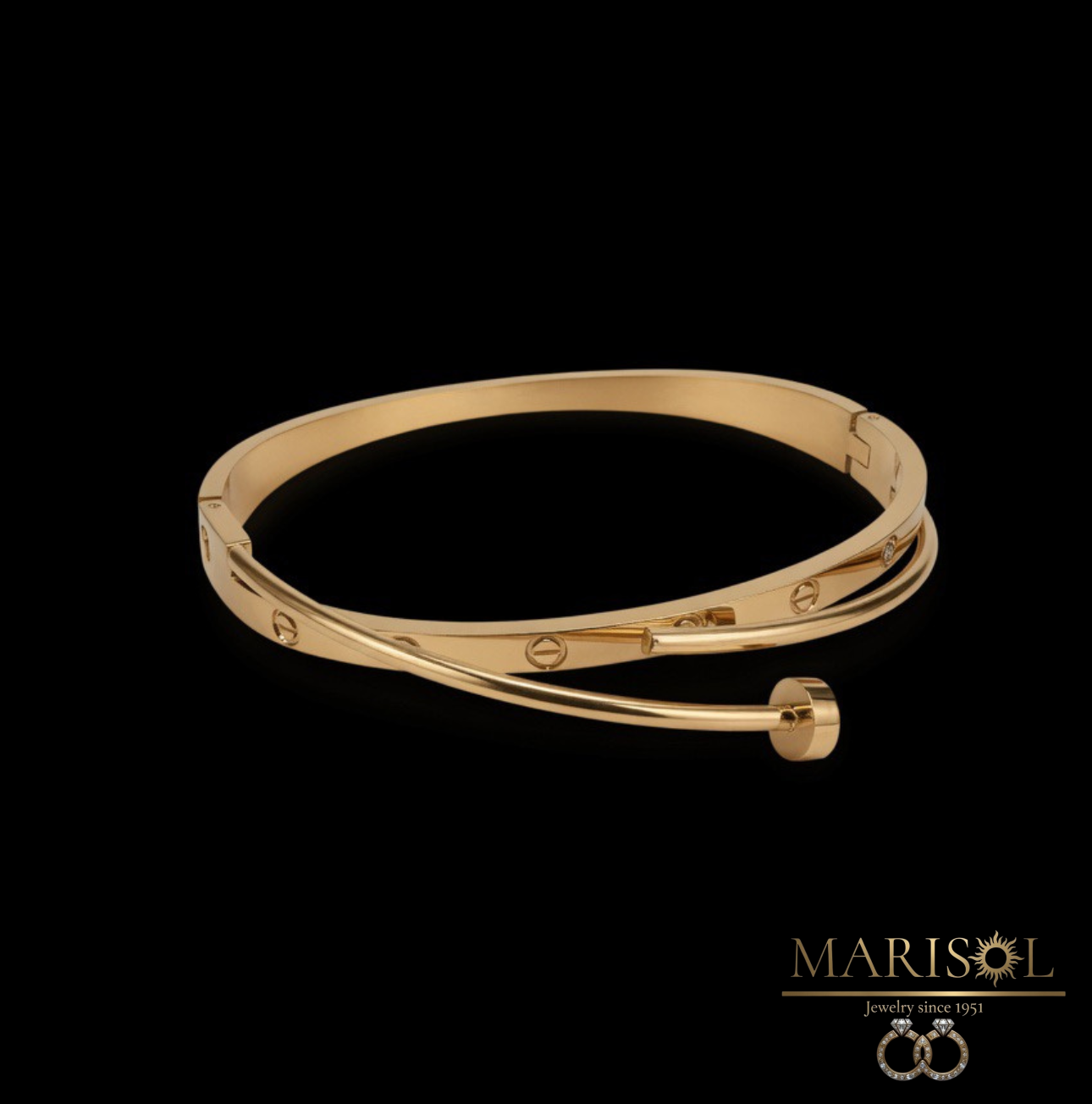 Bracciale in acciaio – Rigido&nbsp;Cartier