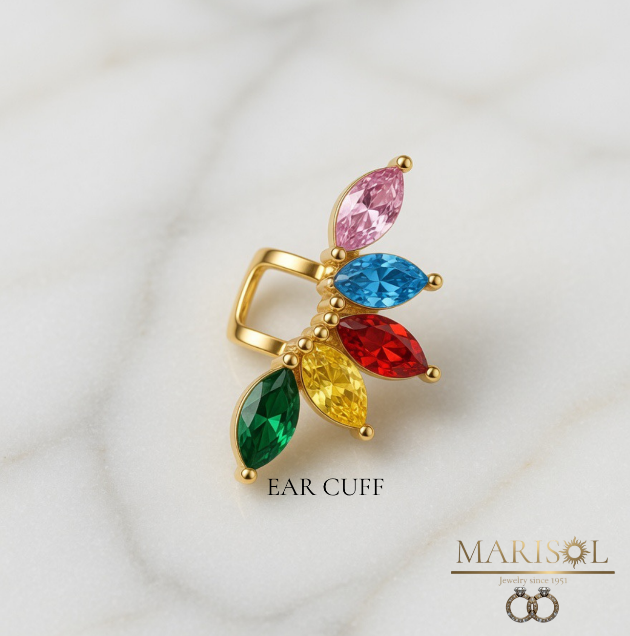 Ear cuff acciaio&nbsp;II