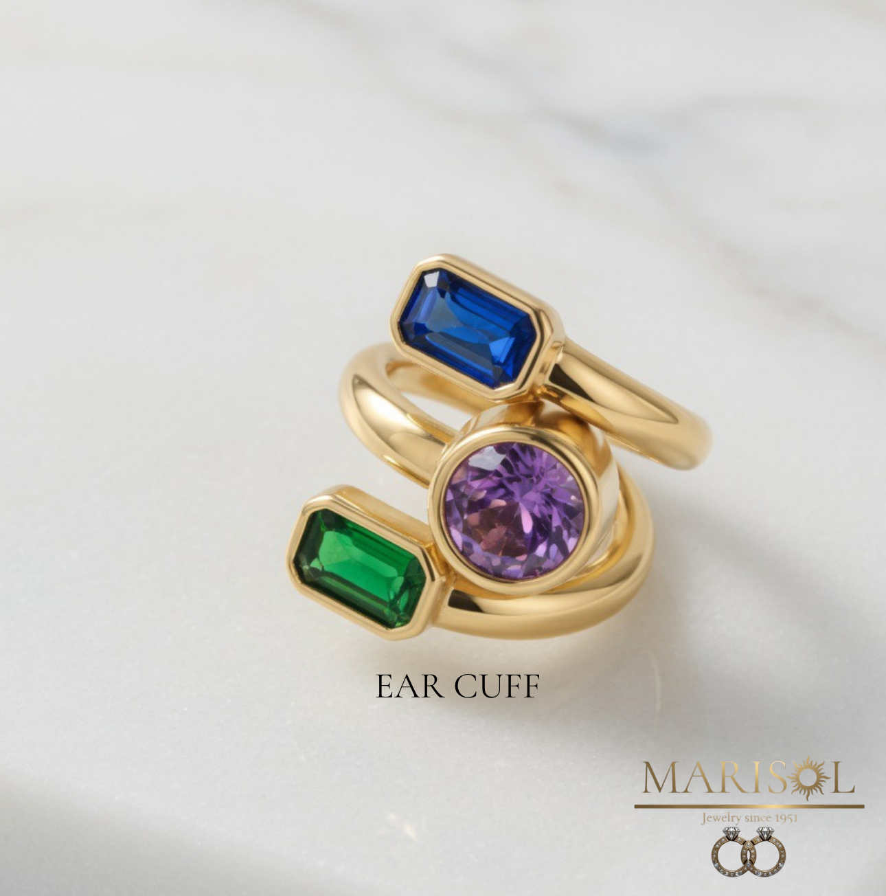Ear cuff acciaio&nbsp;III