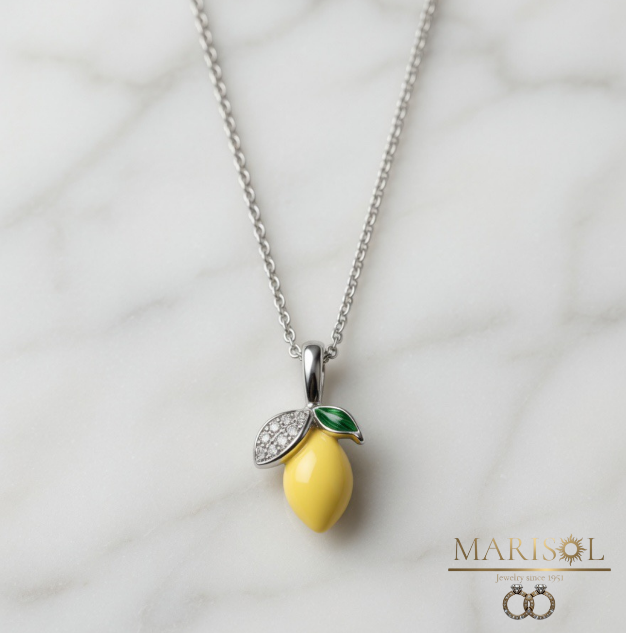 Collana acciaio – Limone&nbsp;II