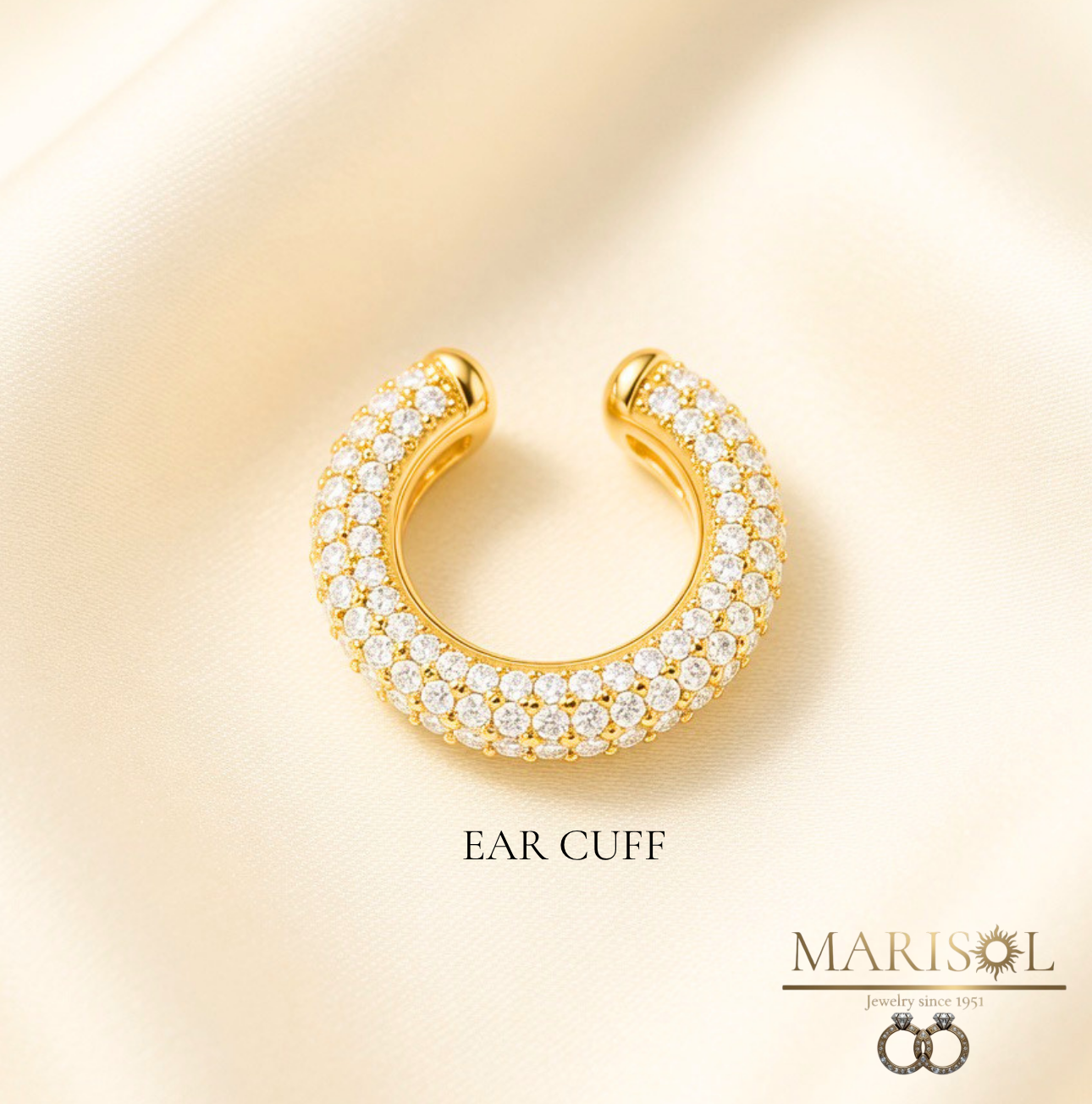 Ear cuff acciaio&nbsp;IV