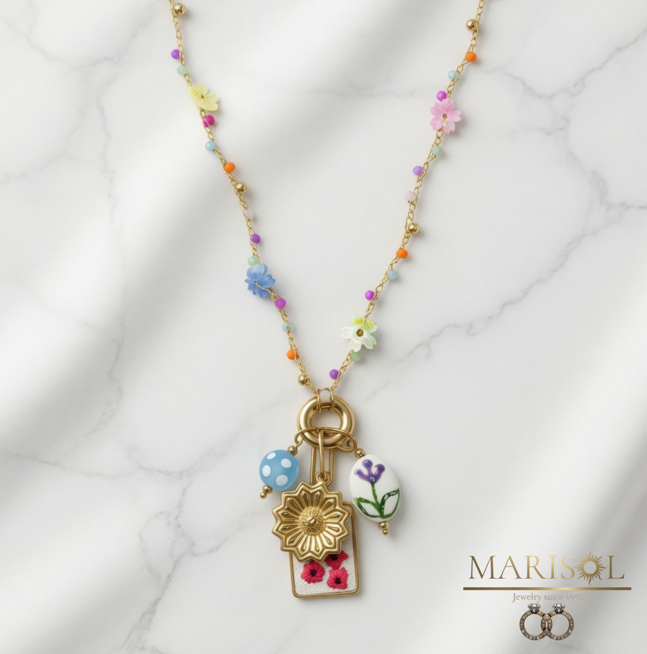 Collana moda –&nbsp;Fiori