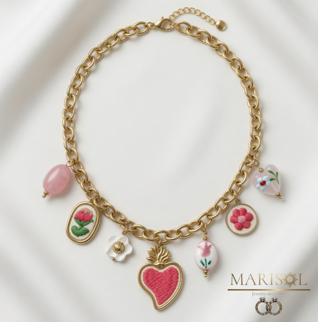 Collana Moda – Cuore&nbsp;stoffa